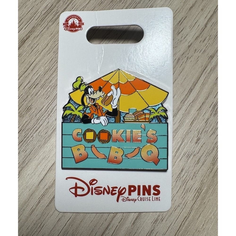 Disney Cruise Line Pin DCL Castaway Cay Cookie's‎ Barbecue BBQ Restaurant  2024